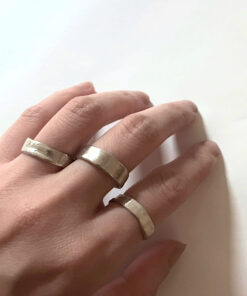 Solid fine (999) Silver ring